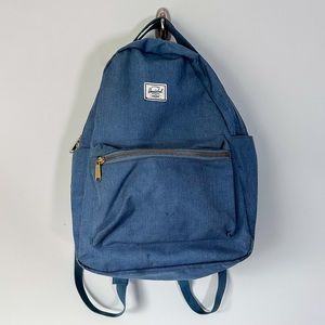 Herschel Blue Canvas Backpack